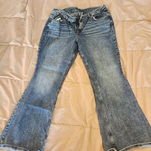 Maurices Light Blue Flare Jeans